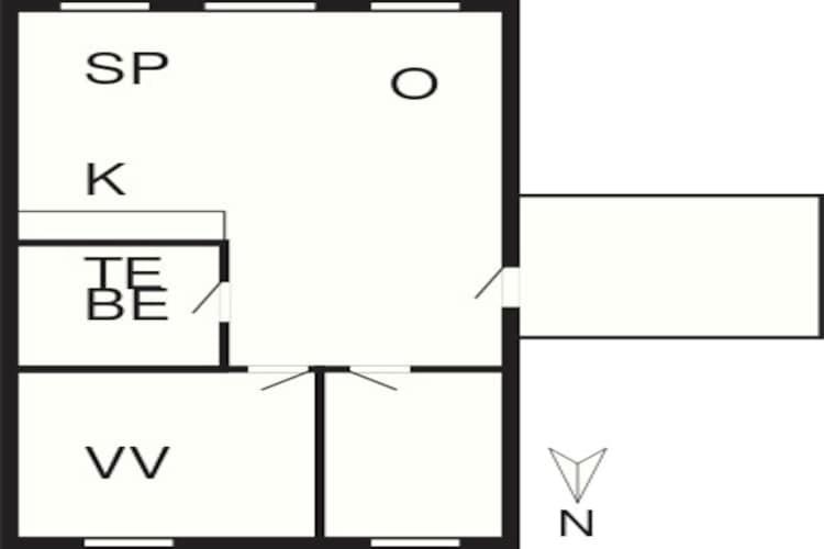 4 Person Holiday Home In R M Sønderby Exteriér fotografie
